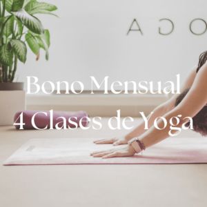 Bono mensual: una clase a la semana